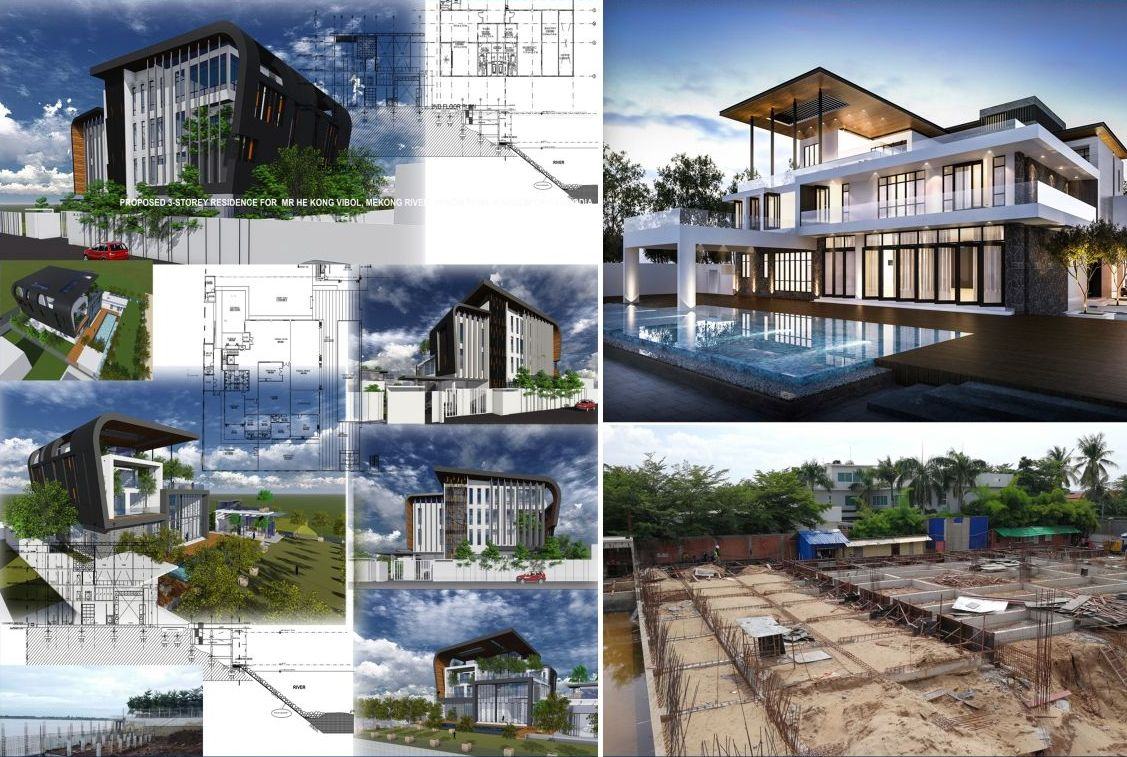 Riverside residence and bungalow